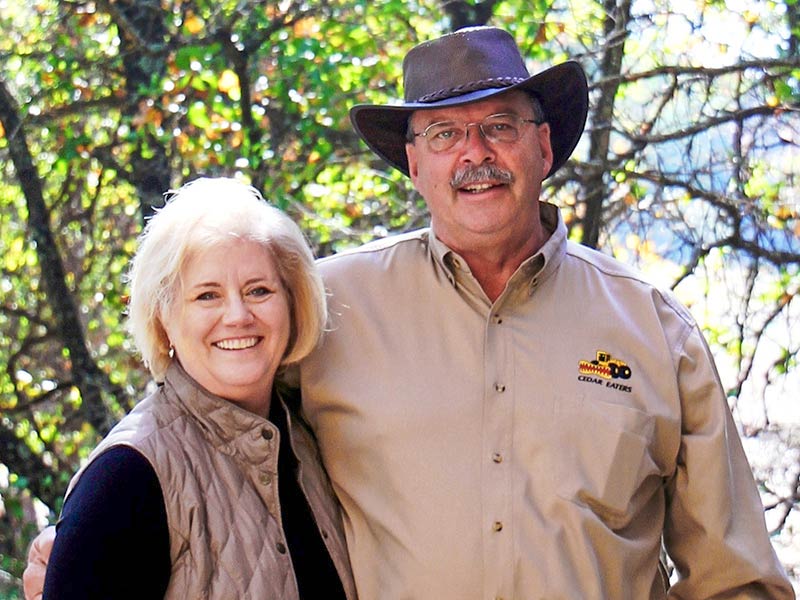 Pam and Stan Founders of cedar eaters of texas