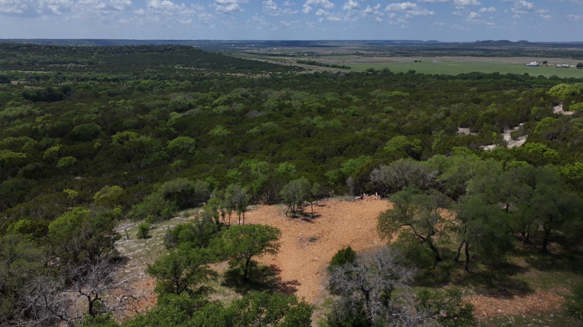 Aerial photo of view point opened with Cedar Eater.